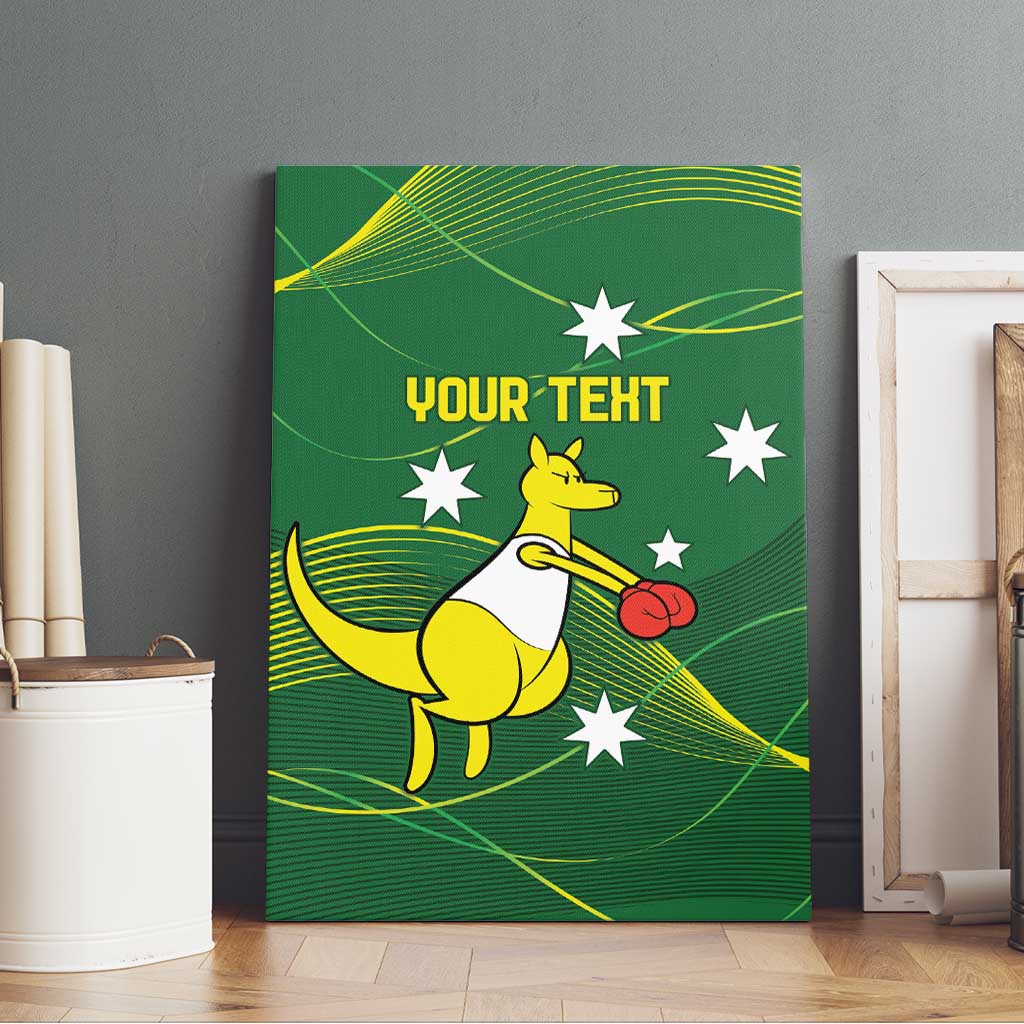 Personalised Australia Go Paris 2024 Canvas Wall Art National Color Ver1