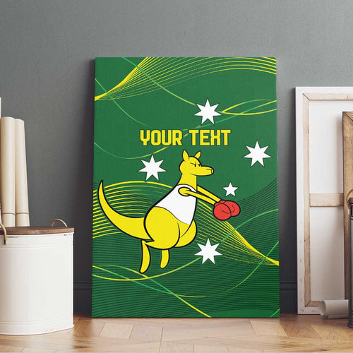 Personalised Australia Go Paris 2024 Canvas Wall Art National Color Ver1