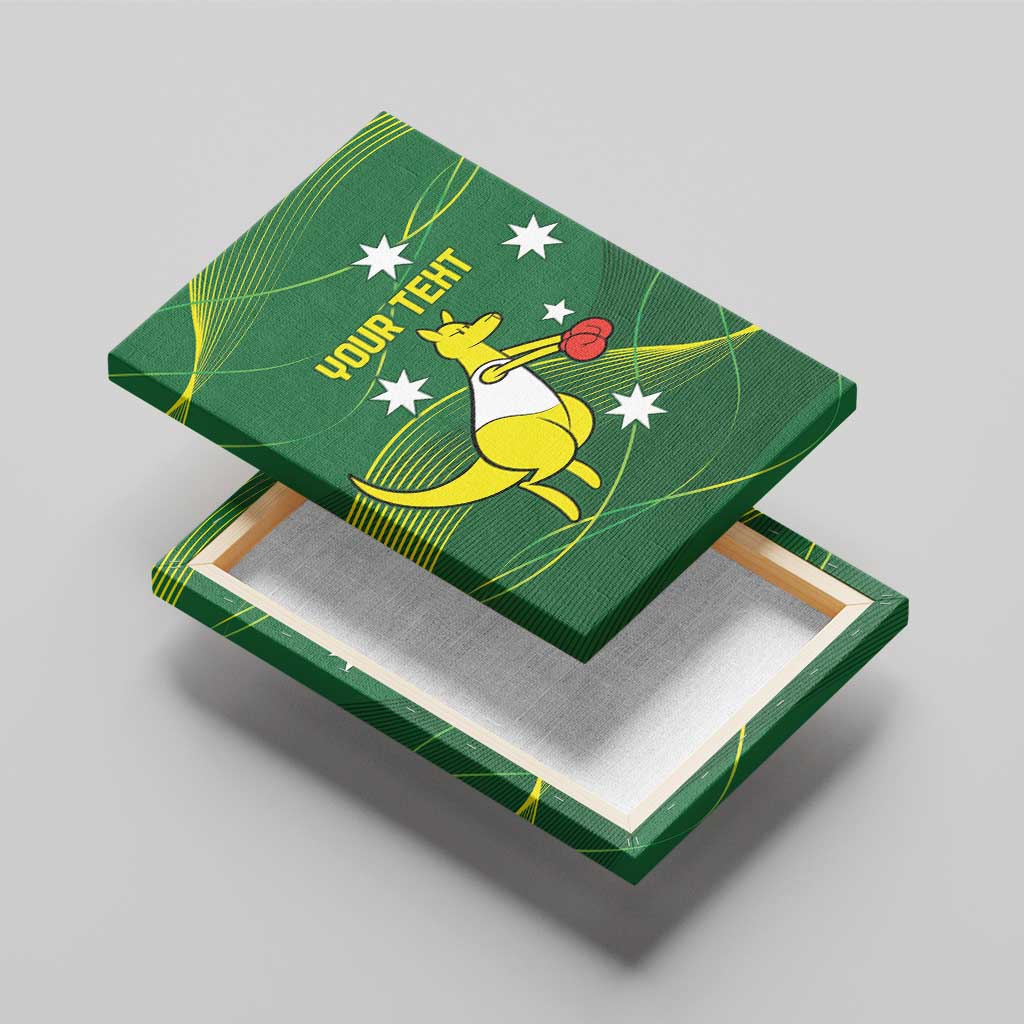 Personalised Australia Go Paris 2024 Canvas Wall Art National Color Ver1