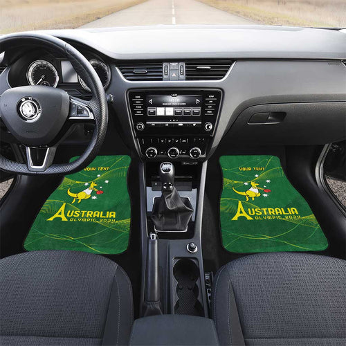 Personalised Australia Go Paris 2024 Car Mats National Color Ver1