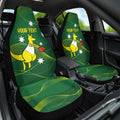 Personalised Australia Go Paris 2024 Car Seat Cover National Color Ver1