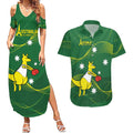 Personalised Australia Go Paris 2024 Couples Matching Summer Maxi Dress and Hawaiian Shirt National Color Ver1