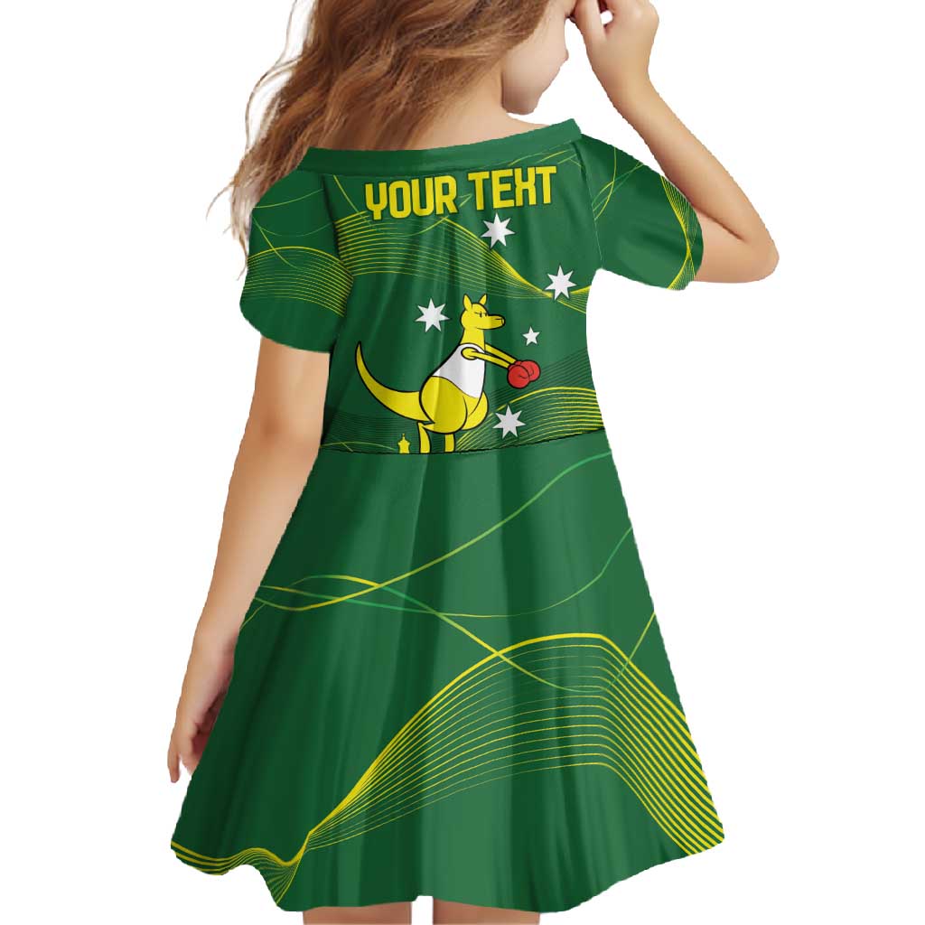 Personalised Australia Go Paris 2024 Family Matching Summer Maxi Dress and Hawaiian Shirt National Color Ver1