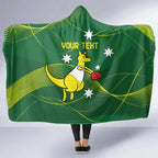 Personalised Australia Go Paris 2024 Hooded Blanket National Color Ver1