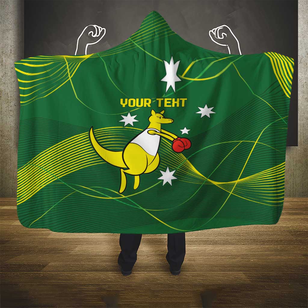Personalised Australia Go Paris 2024 Hooded Blanket National Color Ver1