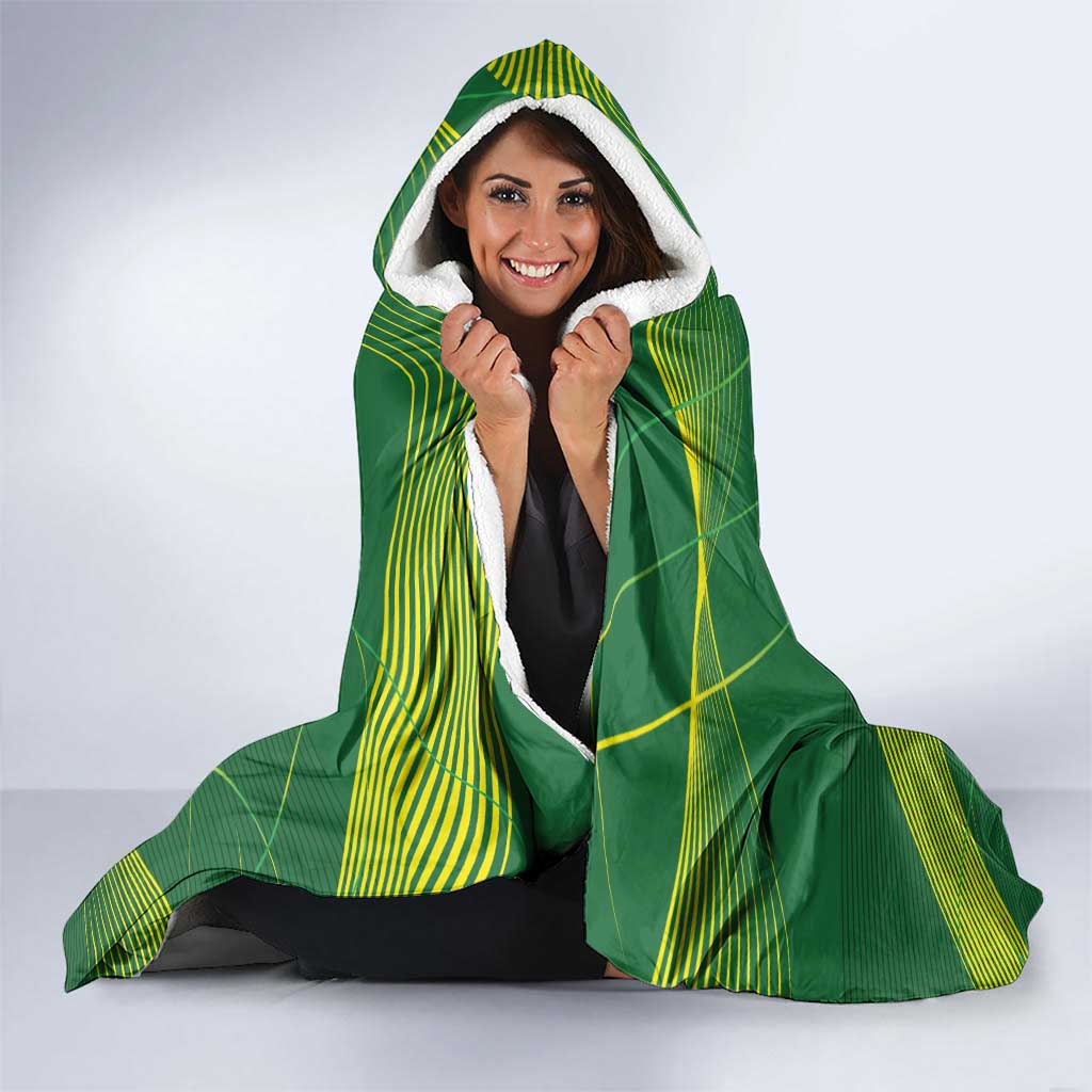 Personalised Australia Go Paris 2024 Hooded Blanket National Color Ver1