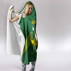 Personalised Australia Go Paris 2024 Hooded Blanket National Color Ver1