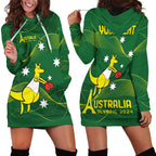 Personalised Australia Go Paris 2024 Hoodie Dress National Color Ver1