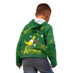 Personalised Australia Go Paris 2024 Kid Hoodie National Color Ver1