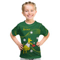 Personalised Australia Go Paris 2024 Kid T Shirt National Color Ver1