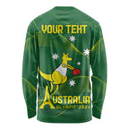 Personalised Australia Go Paris 2024 Long Sleeve Shirt National Color Ver1