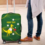 Personalised Australia Go Paris 2024 Luggage Cover National Color Ver1
