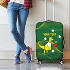 Personalised Australia Go Paris 2024 Luggage Cover National Color Ver1