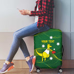 Personalised Australia Go Paris 2024 Luggage Cover National Color Ver1