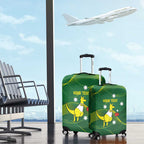 Personalised Australia Go Paris 2024 Luggage Cover National Color Ver1