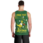Personalised Australia Go Paris 2024 Men Tank Top National Color Ver1