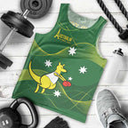 Personalised Australia Go Paris 2024 Men Tank Top National Color Ver1