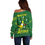 Personalised Australia Go Paris 2024 Off Shoulder Sweater National Color Ver1