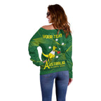 Personalised Australia Go Paris 2024 Off Shoulder Sweater National Color Ver1