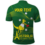 Personalised Australia Go Paris 2024 Polo Shirt National Color Ver1