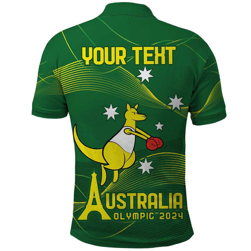 Personalised Australia Go Paris 2024 Polo Shirt National Color Ver1