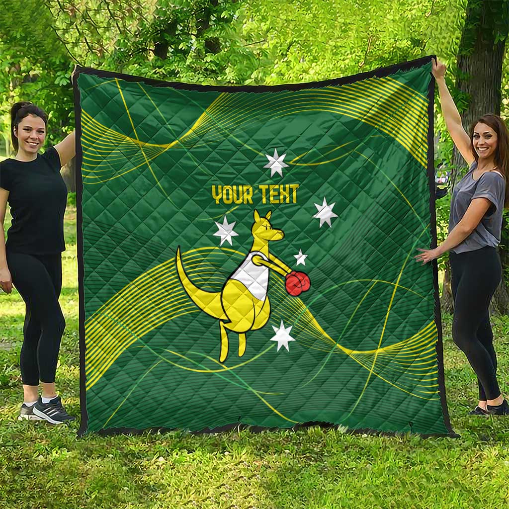 Personalised Australia Go Paris 2024 Quilt National Color Ver1