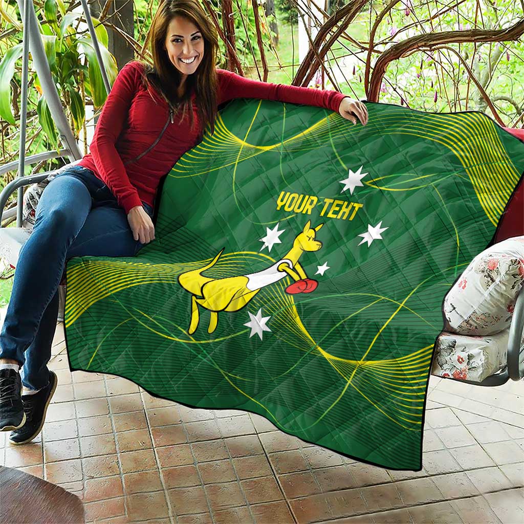 Personalised Australia Go Paris 2024 Quilt National Color Ver1