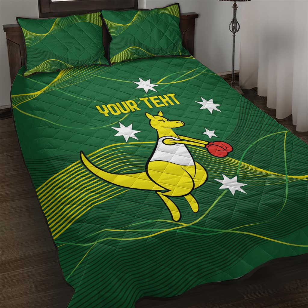 Personalised Australia Go Paris 2024 Quilt Bed Set National Color Ver1