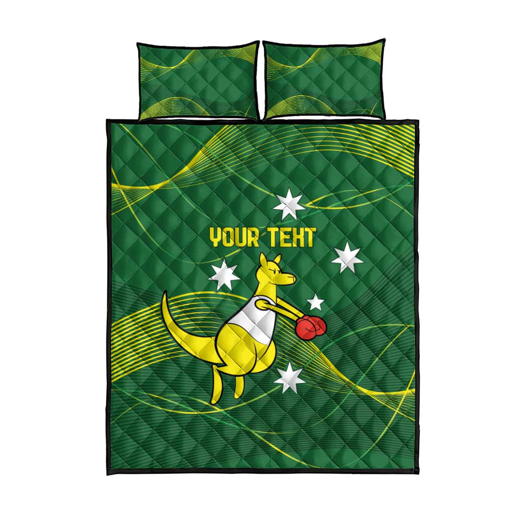 Personalised Australia Go Paris 2024 Quilt Bed Set National Color Ver1