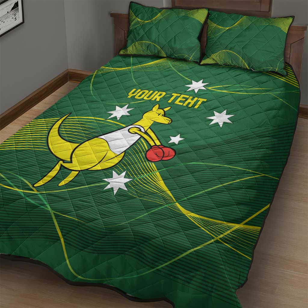 Personalised Australia Go Paris 2024 Quilt Bed Set National Color Ver1