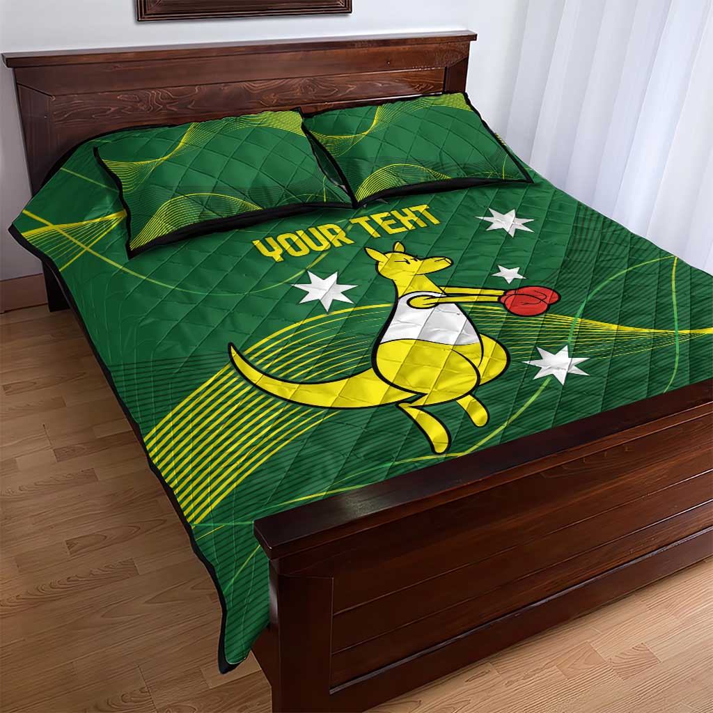Personalised Australia Go Paris 2024 Quilt Bed Set National Color Ver1