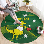 Personalised Australia Go Paris 2024 Round Carpet National Color Ver1