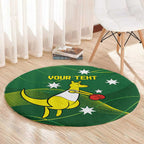 Personalised Australia Go Paris 2024 Round Carpet National Color Ver1
