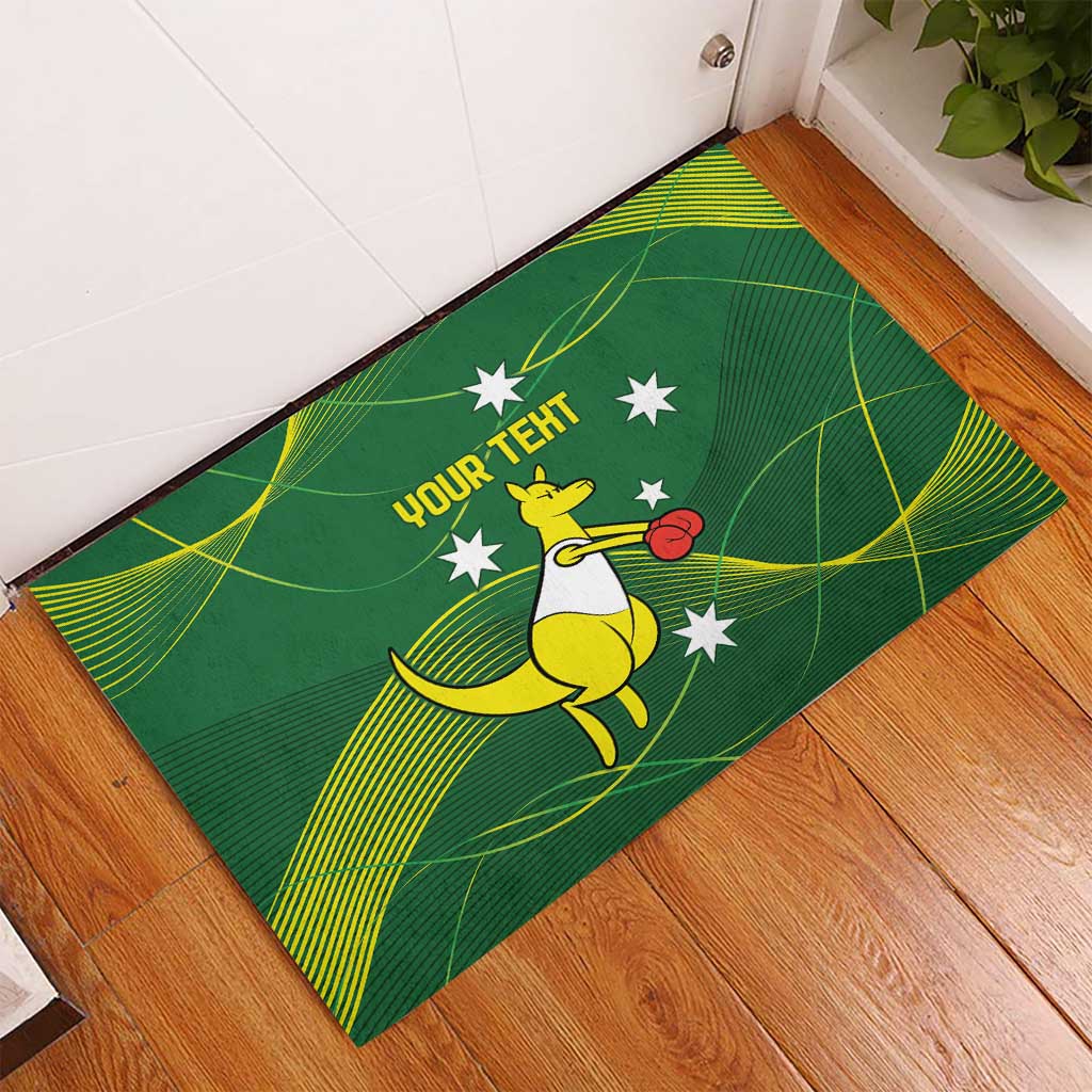 Personalised Australia Go Paris 2024 Rubber Doormat National Color Ver1