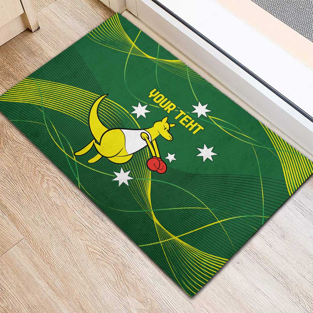 Personalised Australia Go Paris 2024 Rubber Doormat National Color Ver1