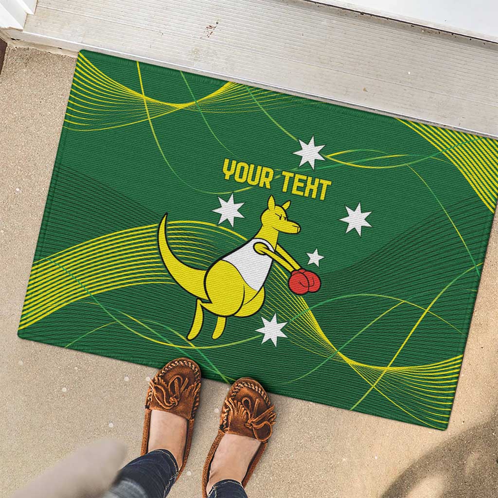 Personalised Australia Go Paris 2024 Rubber Doormat National Color Ver1