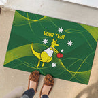 Personalised Australia Go Paris 2024 Rubber Doormat National Color Ver1