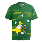 Personalised Australia Go Paris 2024 Rugby Jersey National Color Ver1