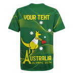 Personalised Australia Go Paris 2024 Rugby Jersey National Color Ver1