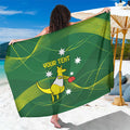 Personalised Australia Go Paris 2024 Sarong National Color Ver1