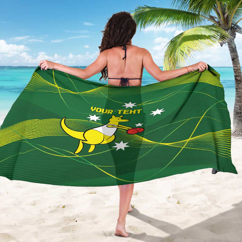 Personalised Australia Go Paris 2024 Sarong National Color Ver1