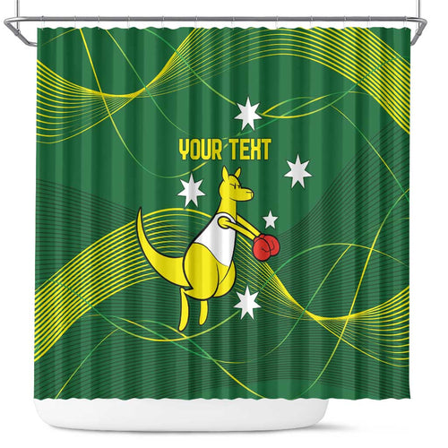 Personalised Australia Go Paris 2024 Shower Curtain National Color Ver1