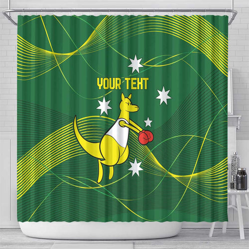 Personalised Australia Go Paris 2024 Shower Curtain National Color Ver1