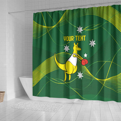 Personalised Australia Go Paris 2024 Shower Curtain National Color Ver1