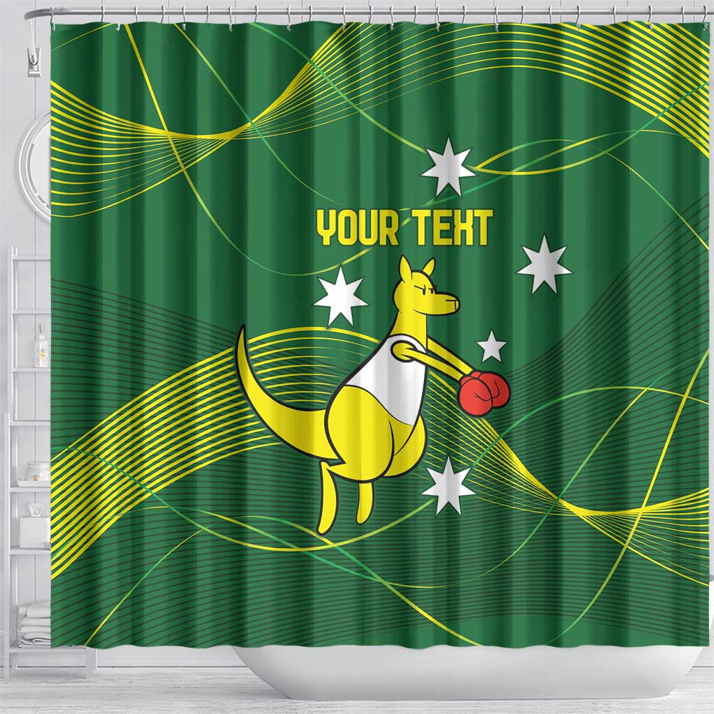 Personalised Australia Go Paris 2024 Shower Curtain National Color Ver1