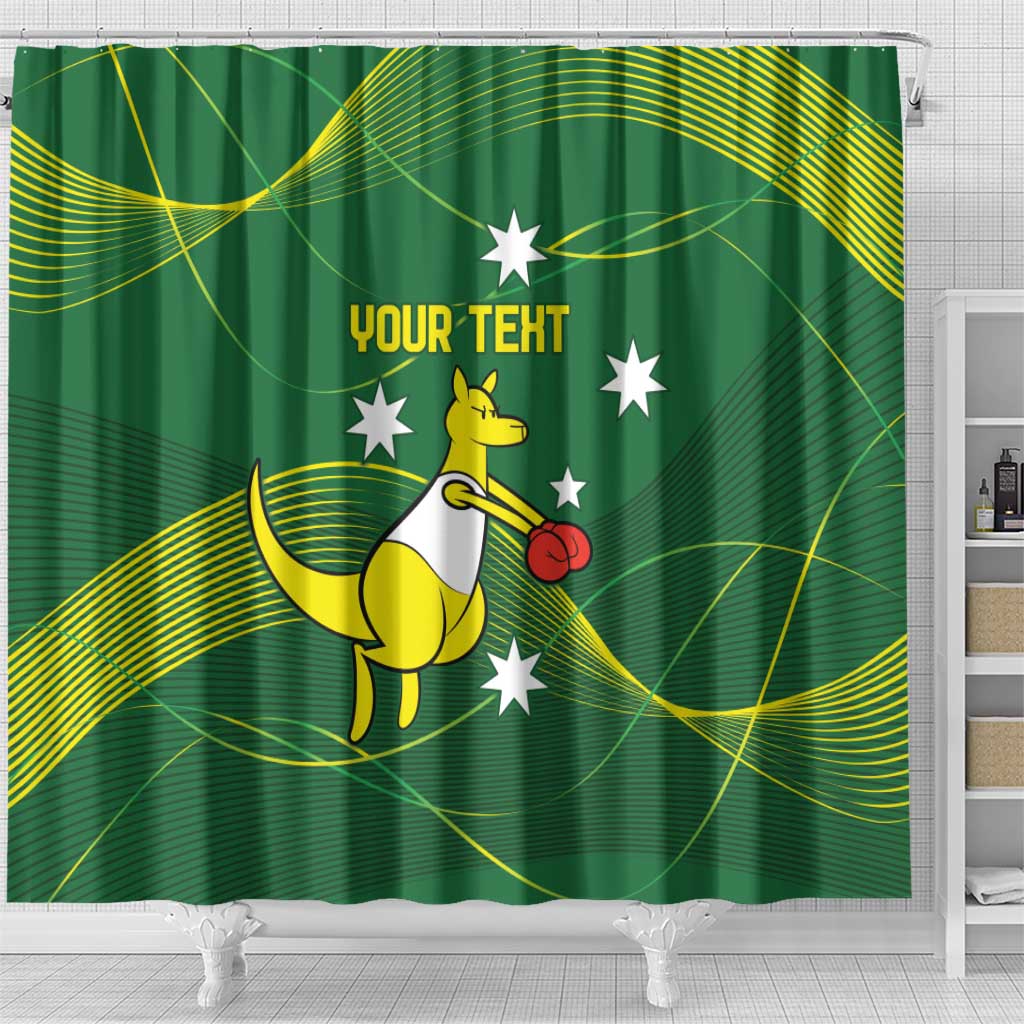 Personalised Australia Go Paris 2024 Shower Curtain National Color Ver1