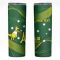 Personalised Australia Go Paris 2024 Skinny Tumbler National Color Ver1
