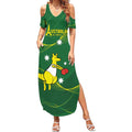 Personalised Australia Go Paris 2024 Summer Maxi Dress National Color Ver1