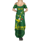 Personalised Australia Go Paris 2024 Summer Maxi Dress National Color Ver1