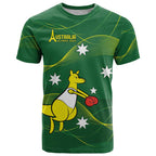 Personalised Australia Go Paris 2024 T Shirt National Color Ver1